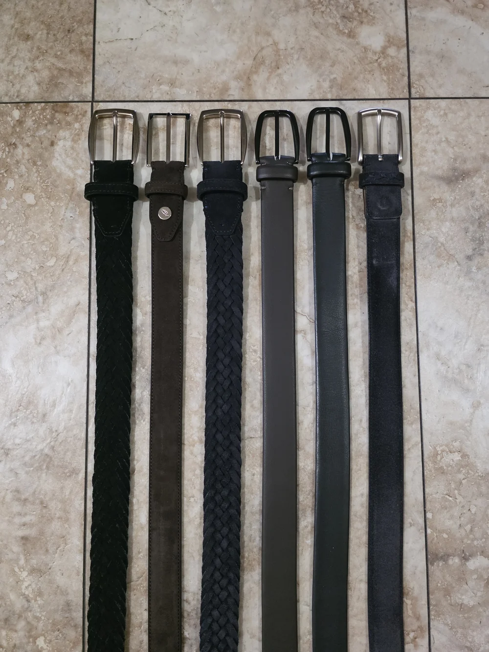 6 - Luxury Brioni and Zegna Belts - Italian Designer All Size 95 Cm